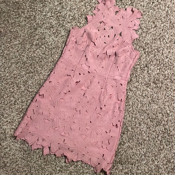 Saylor for Free People Jessa mauve pink lace dress in size small - Picture 2 of 5